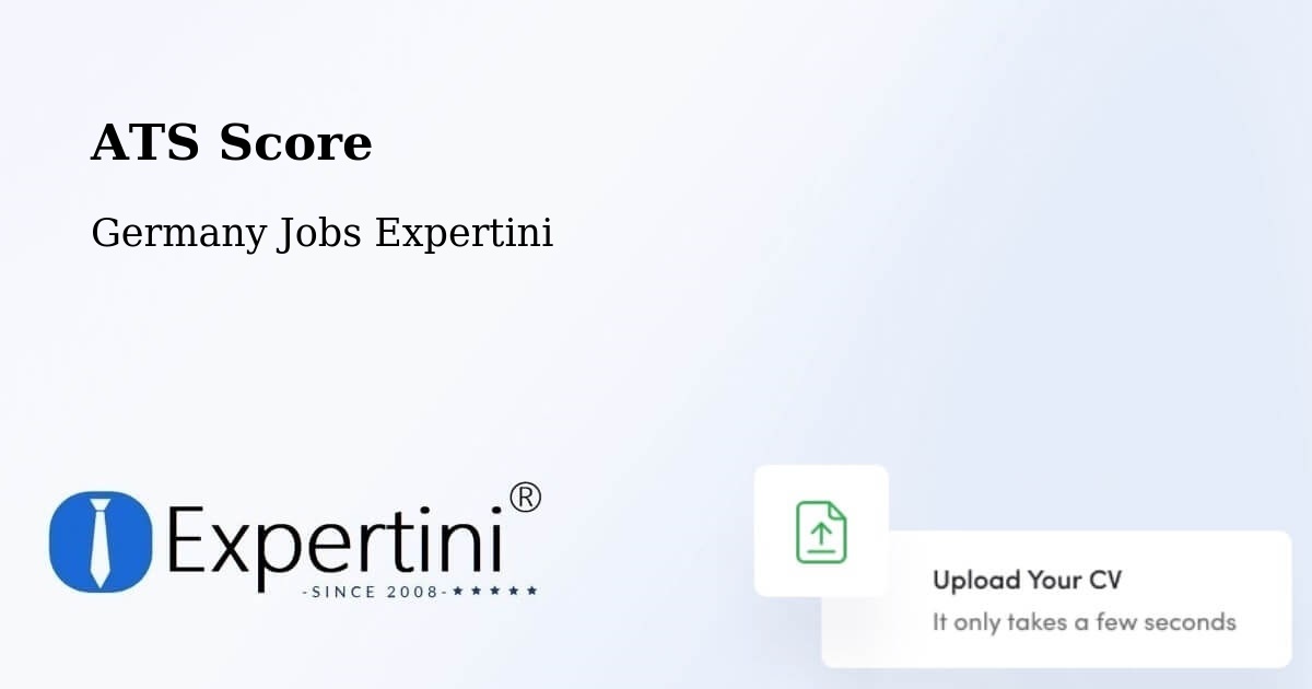 Resume ATS Score & Job Description Match Tool – Waren - Germany Jobs Expertini
