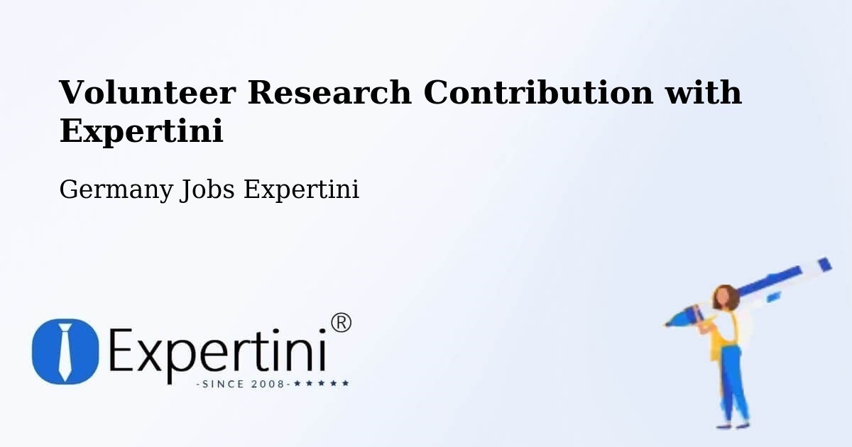 Volunteer Research Contribution Program – Waren - Germany Jobs Expertini